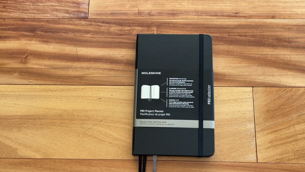 Moleskine Pro Project Planner Review and Flip Through 0 5 screenshot