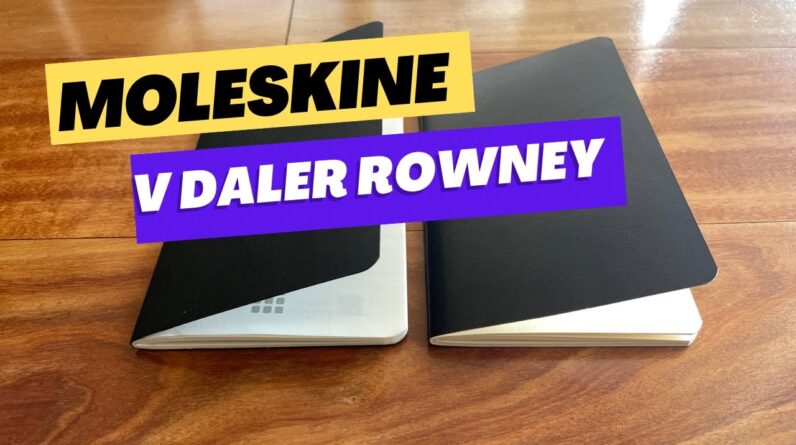 Moleskine v Daler Rowney Pocket Notebook Comparison