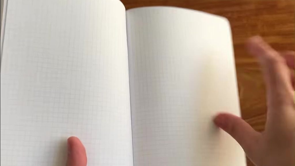 Zequenz B6 notebook graph paper interior