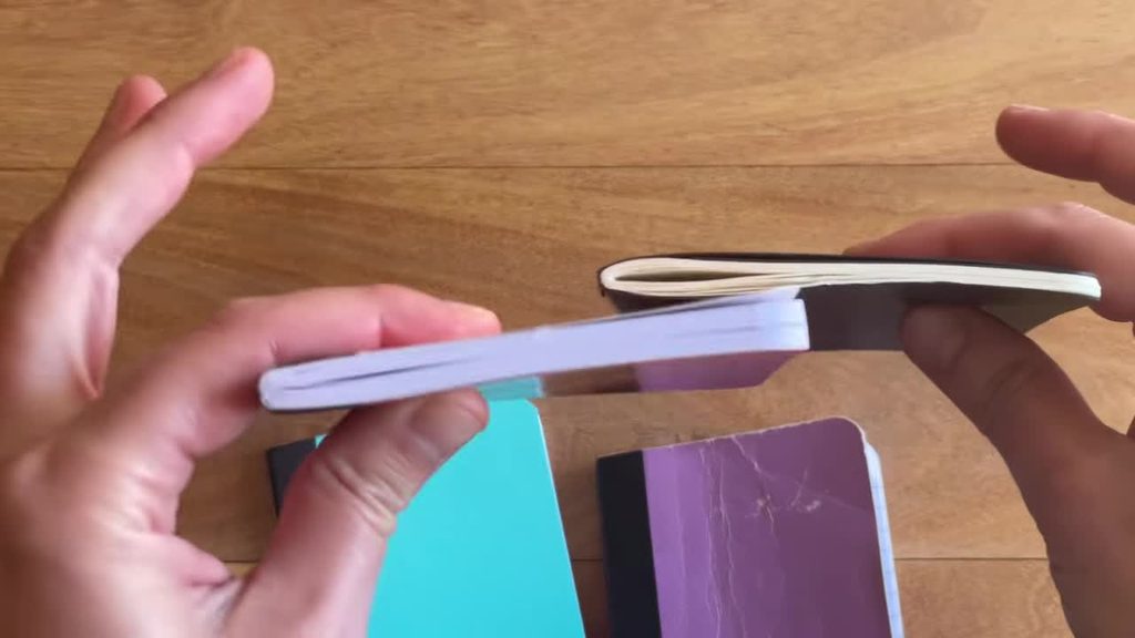 Pen+Gear pocket notebook size comparison