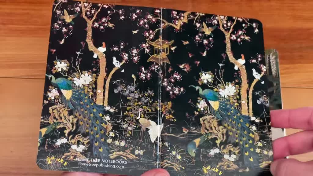 Ashmolean pocket notebook gold foil cover detail