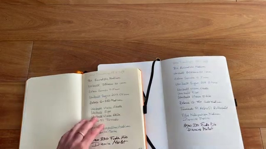 Dingbats Pro vs Earth Collection pen test comparison