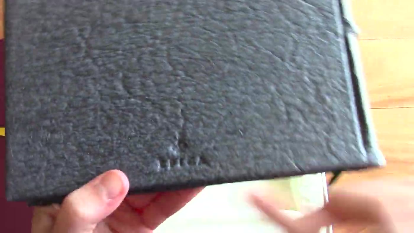 Epica vegan notebook pineapple leather cover texture