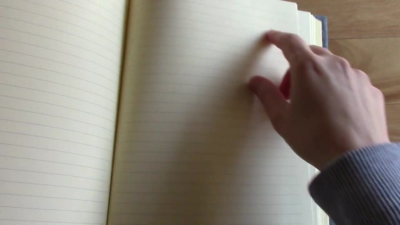 Epica vegan notebook lined cream paper