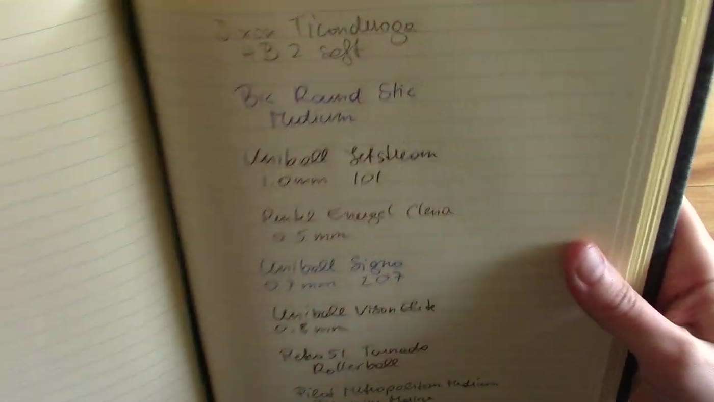 Epica vegan notebook writing sample and pen test