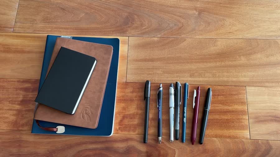 Overview of favorite journaling pens