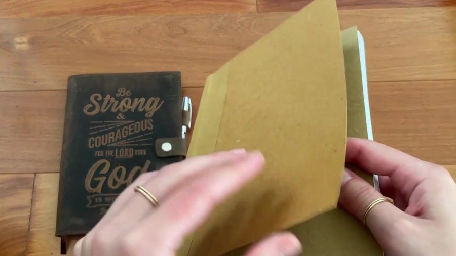 Moonster Dot Grid Refill Review 2 Moonster dot grid refill paper cover being opened