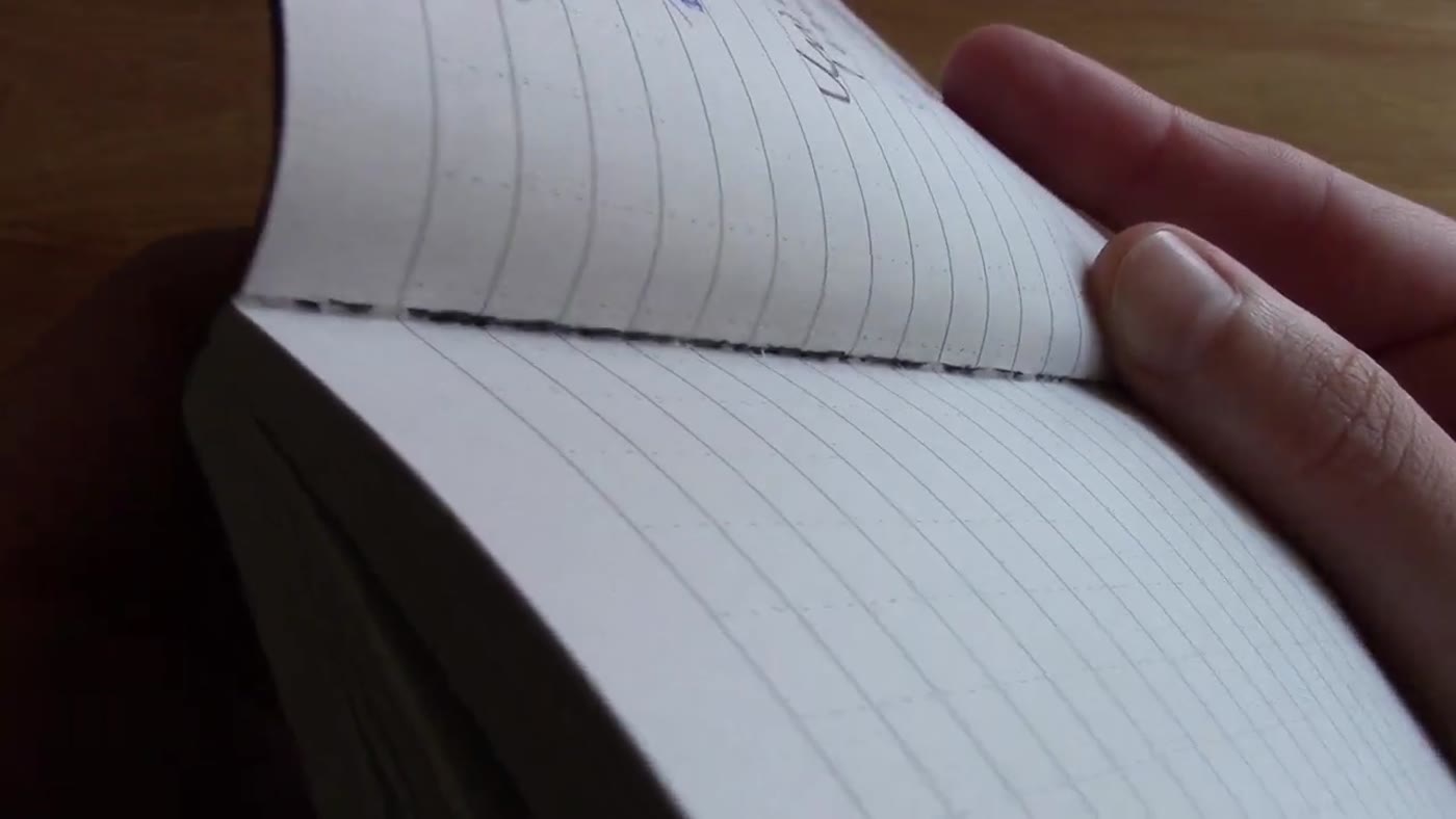 Rite In The Rain Notebook Review 3 Rite in the Rain glued binding and page flip