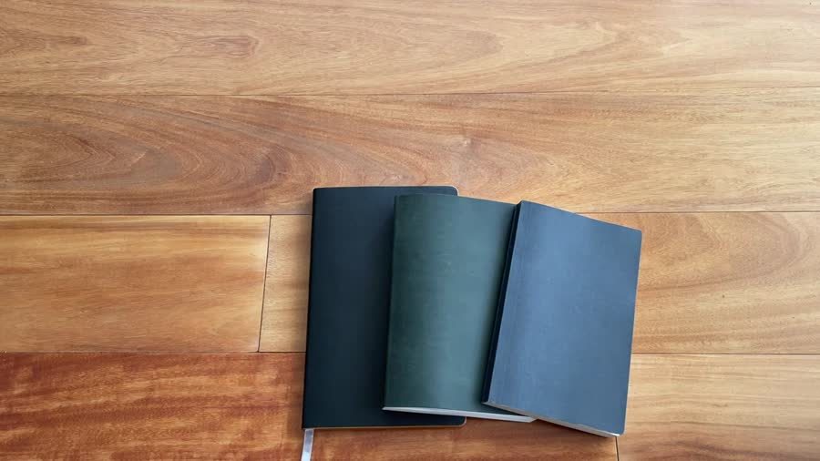 Tomoe River paper notebooks shown together