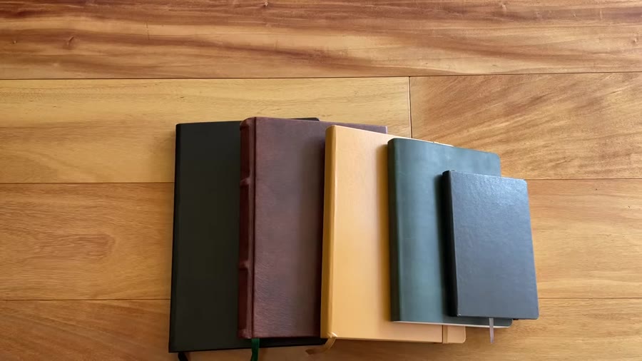 My Top 5 Notebooks and Journals 1 The top five notebooks and journals shown together