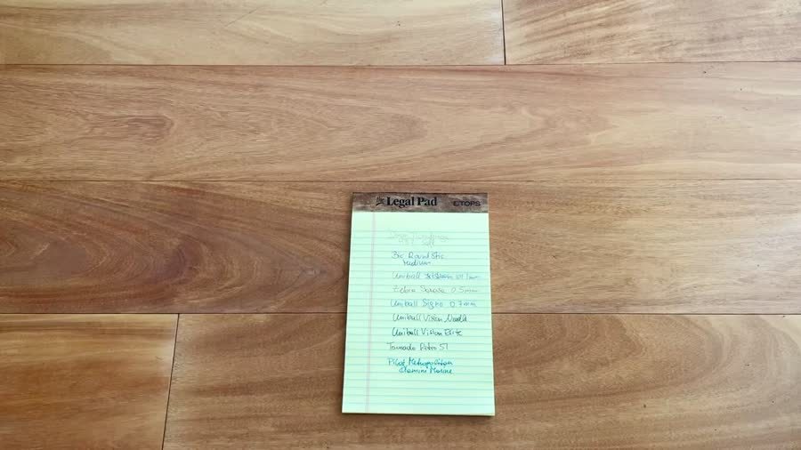 TOPS legal pad overview on desk
