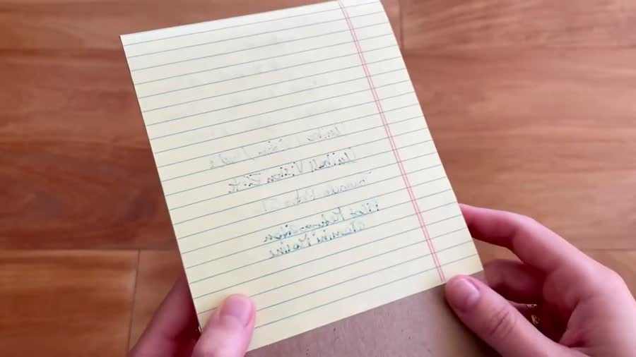 Top binding and cardboard backing on TOPS legal pad