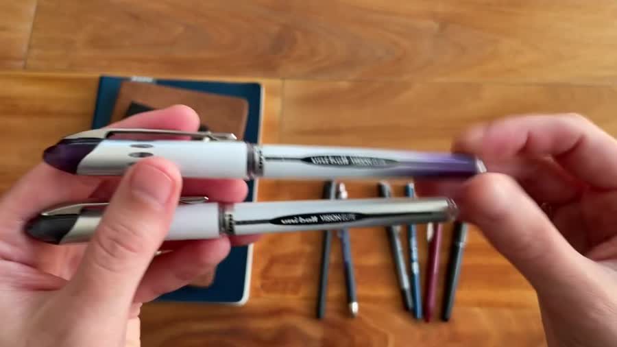 Uni-ball Vision rollerball pens for journaling