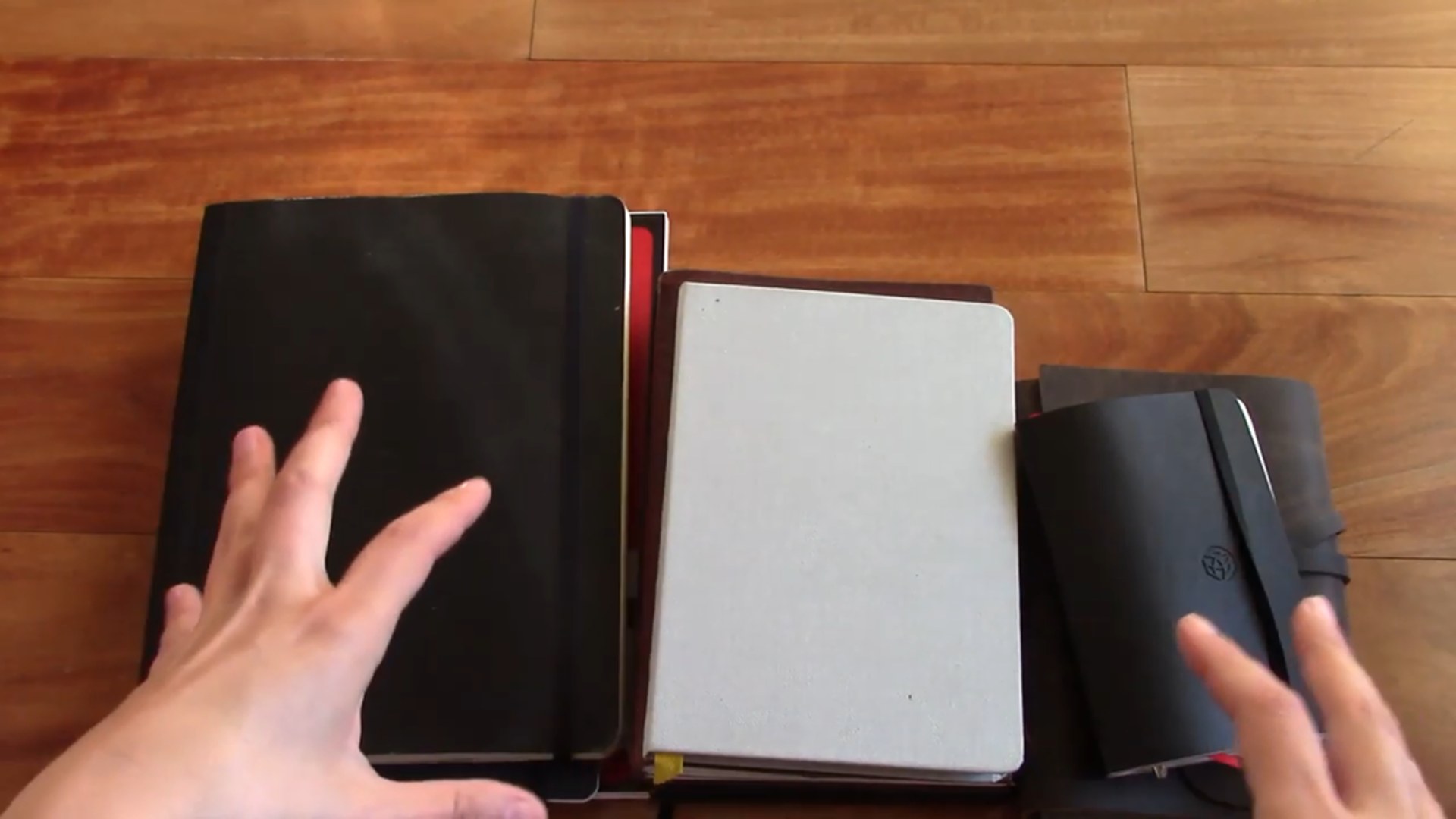 Journaling notebook size options