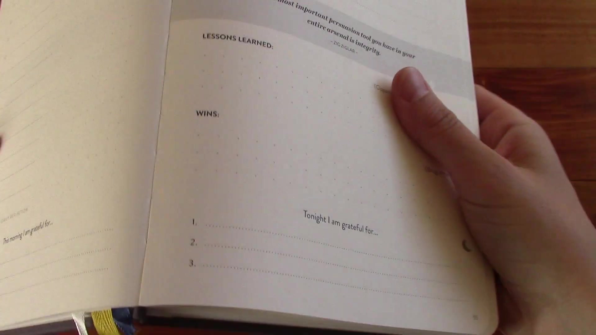 Best Self Journal weekly review