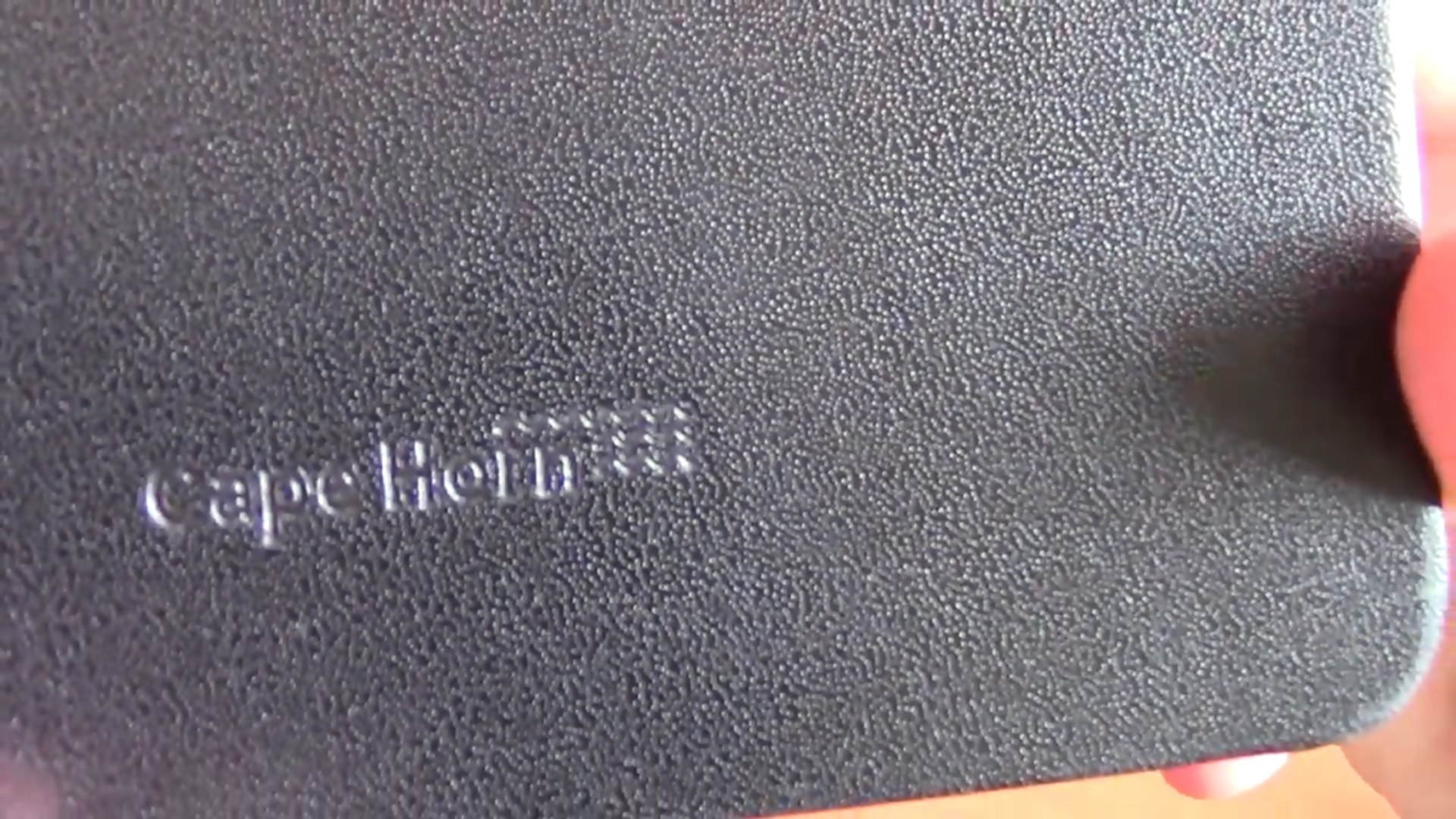 Cape Horn notebook open view