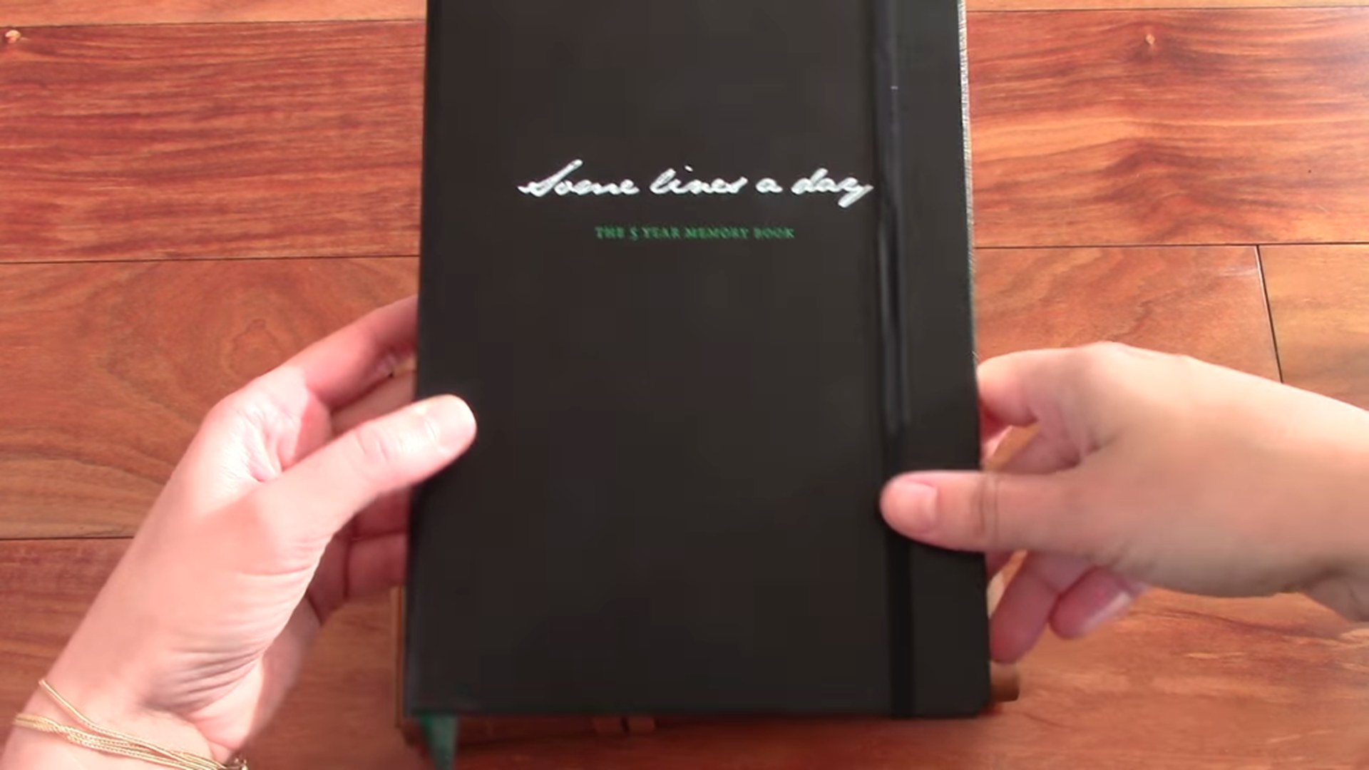 Writing notebook currently in use
