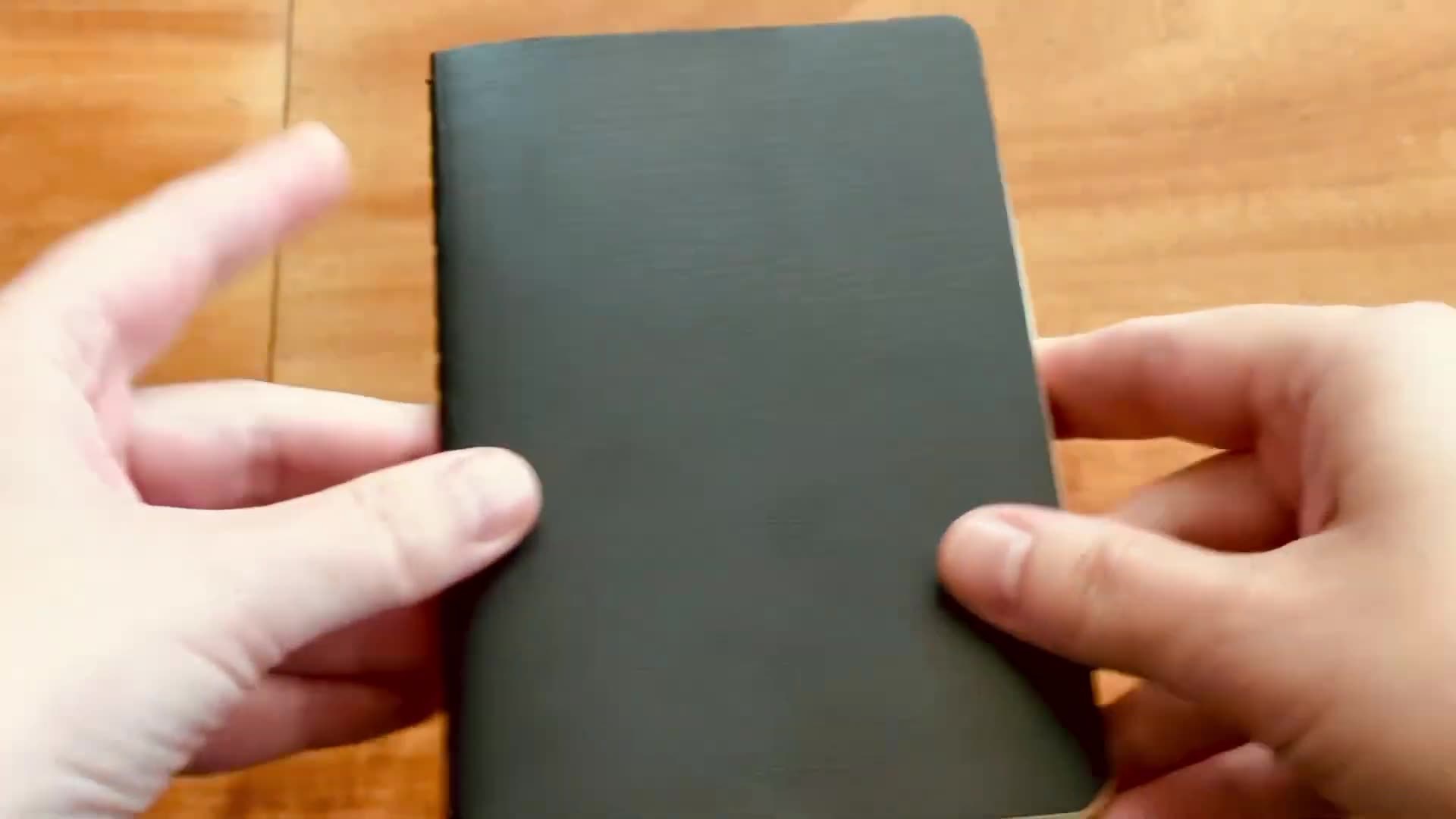 Daler Rowney Pocket Sketchbook Review 2 Daler Rowney pocket sketchbook soft black cover held in hand