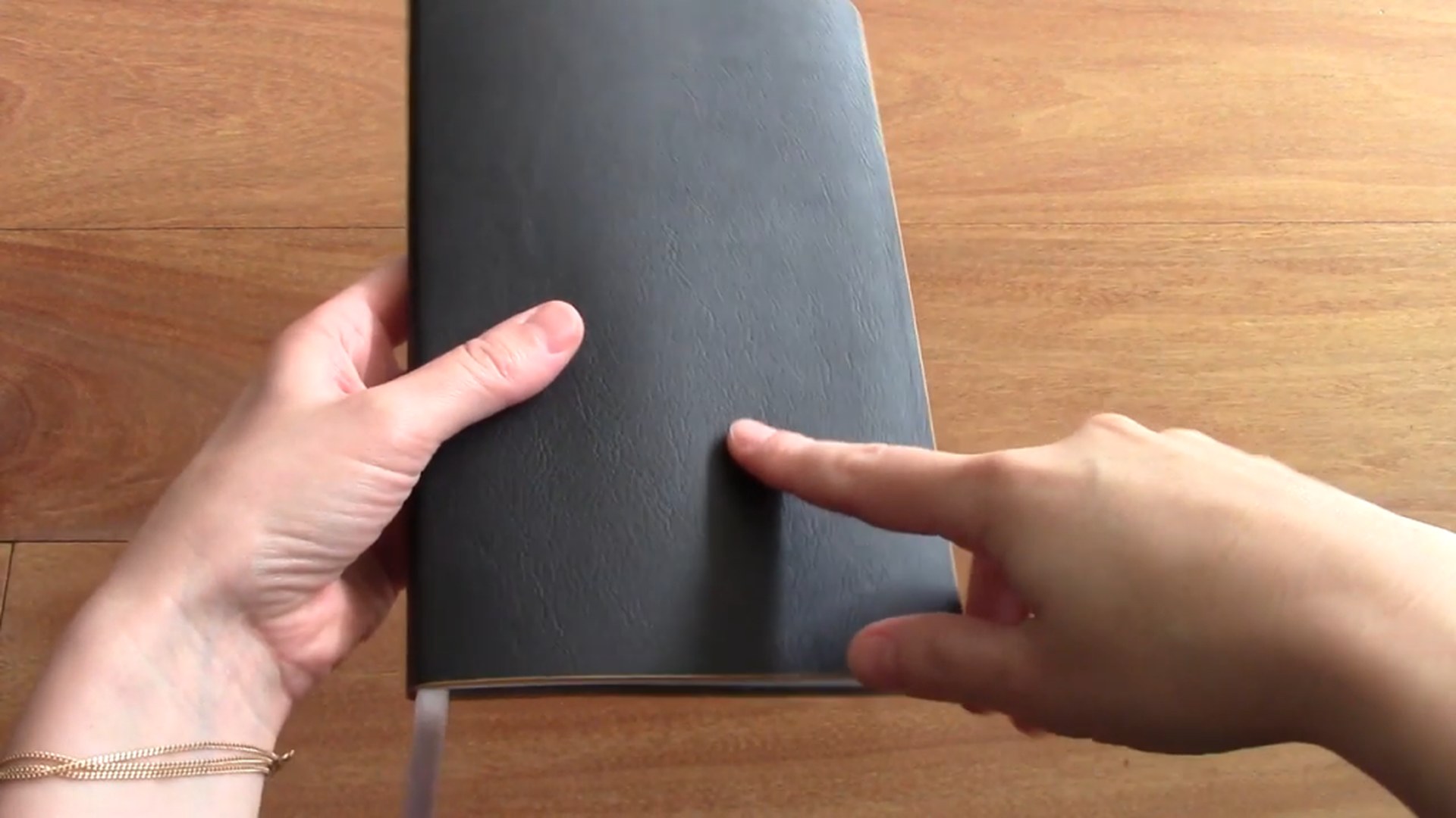 GLP Creations notebook opened to Tomoe River pages