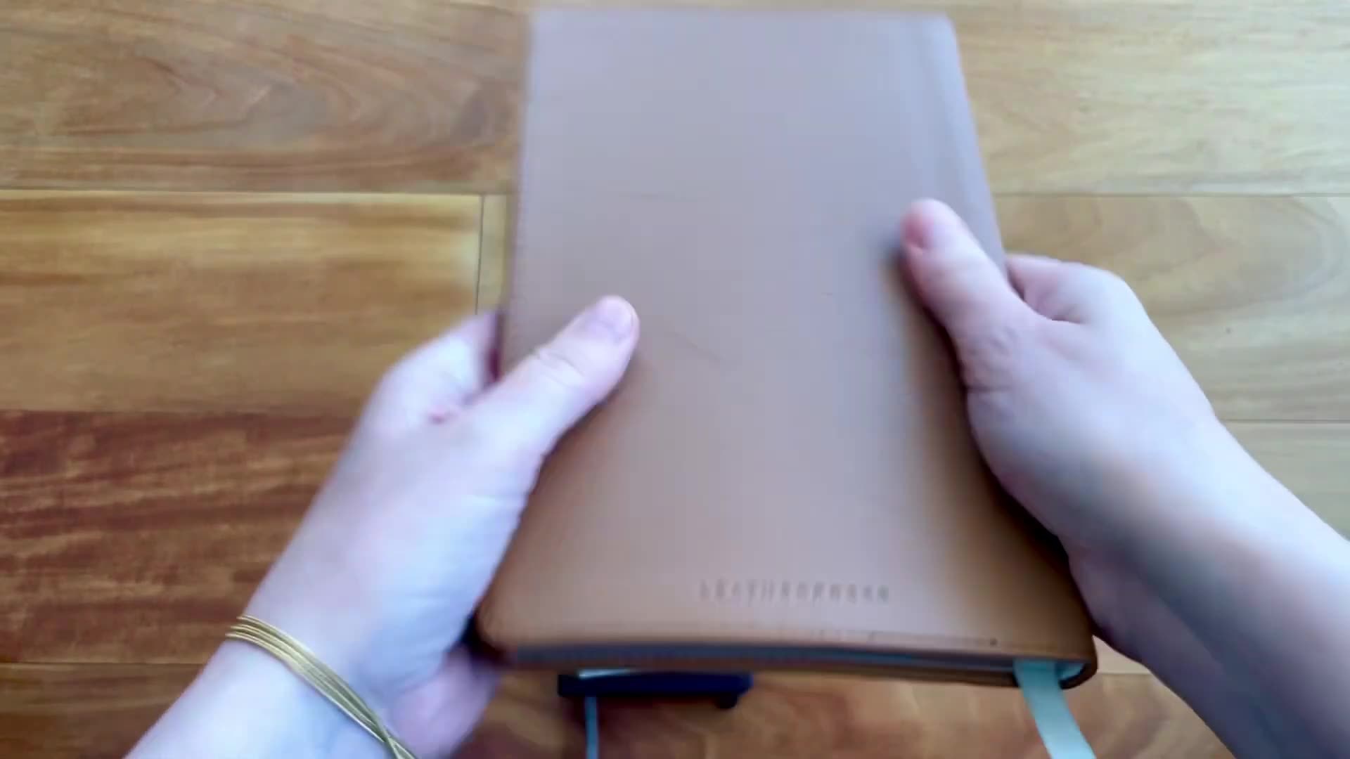 How I Got Back Into Journaling 5 Leather journal used after getting back into journaling