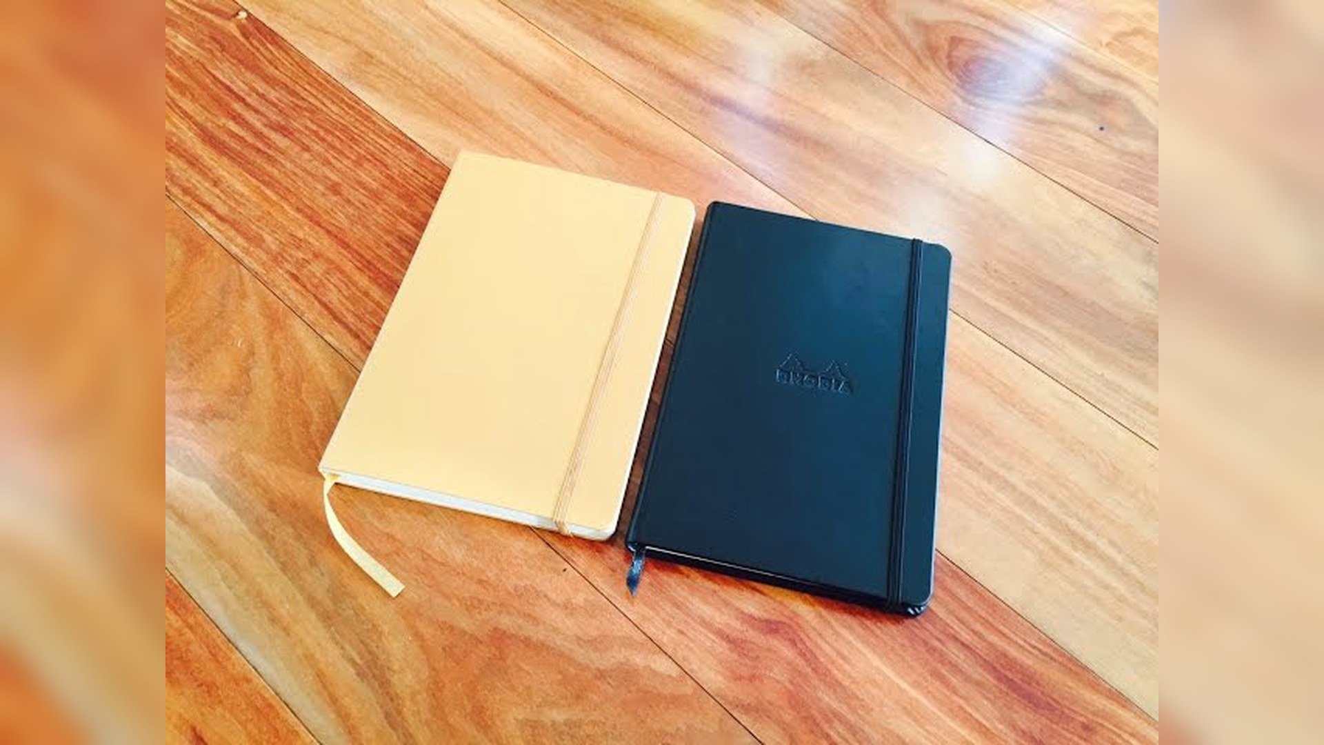 Leuchtturm1917 and Rhodia side by side