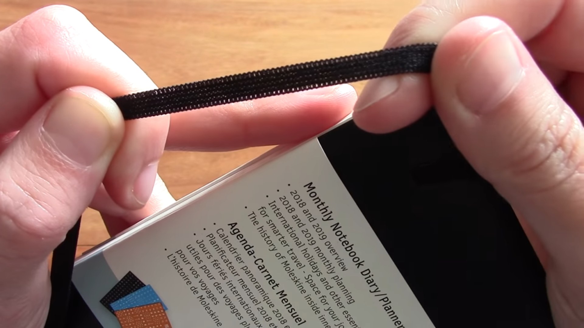 Moleskine Pocket Monthly Planner size view