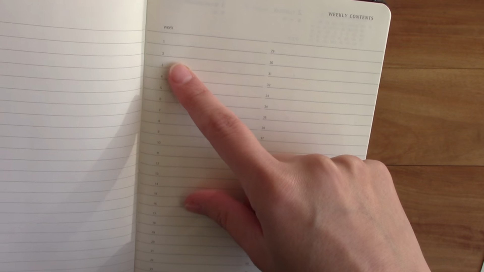 Moleskine Pro Planner detail view
