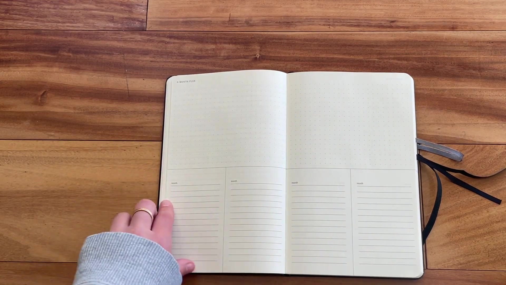 Moleskine Pro Project Planner undated weekly planning spread