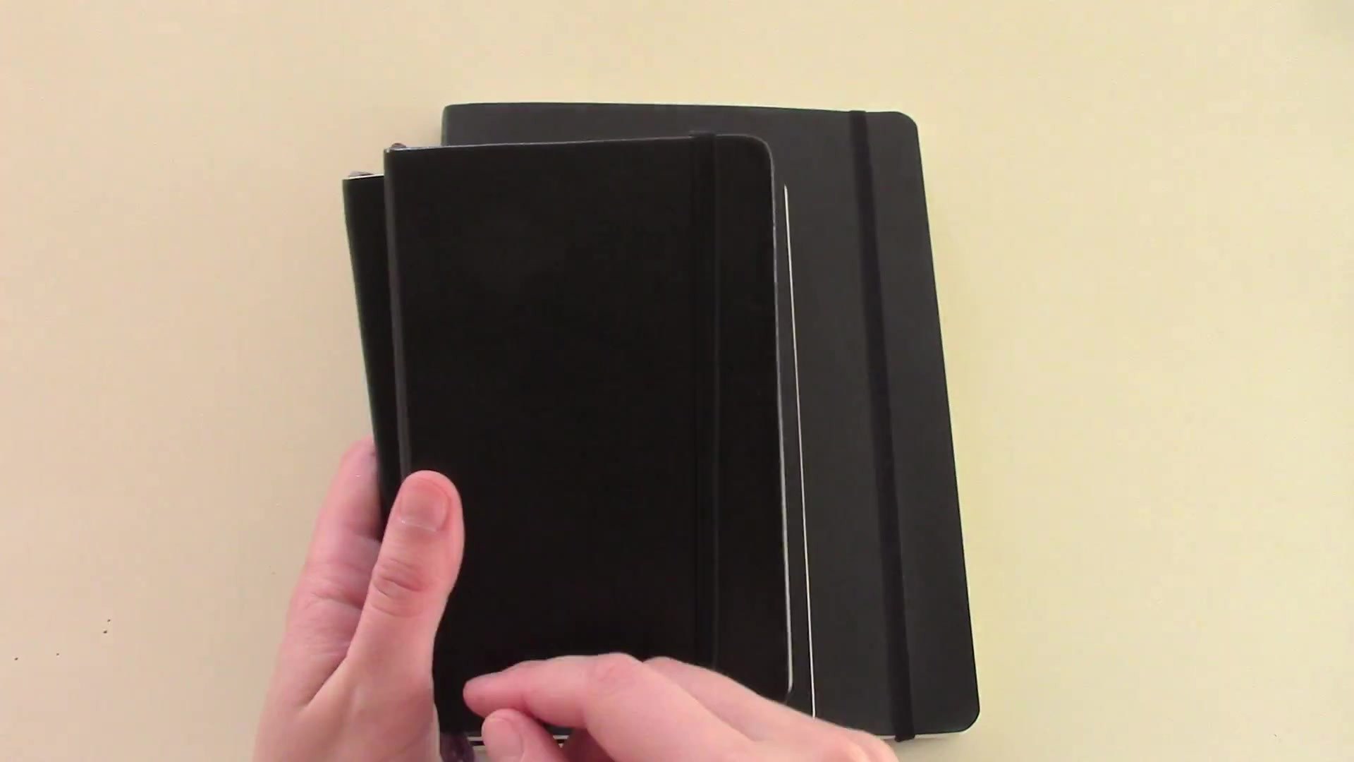 Moleskine Notebook Size Comparison 12 Black Moleskine notebooks in different sizes