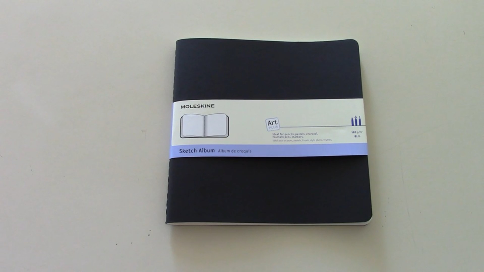 Moleskine Sketch Album Review 10 Moleskine Sketch Album black cover and paper band