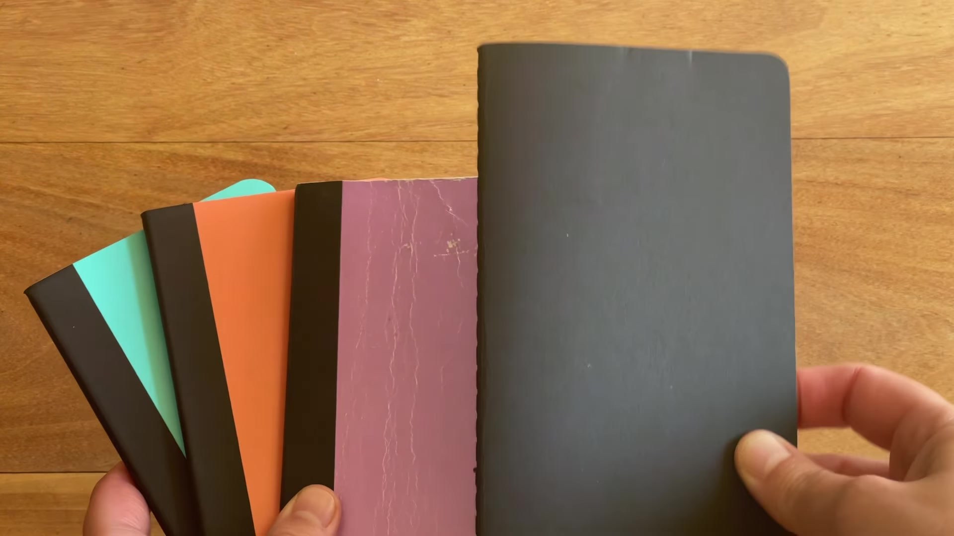 Pen+Gear Mini Composition Books Review 2 Pen+Gear mini composition notebooks shown in multiple cover colors