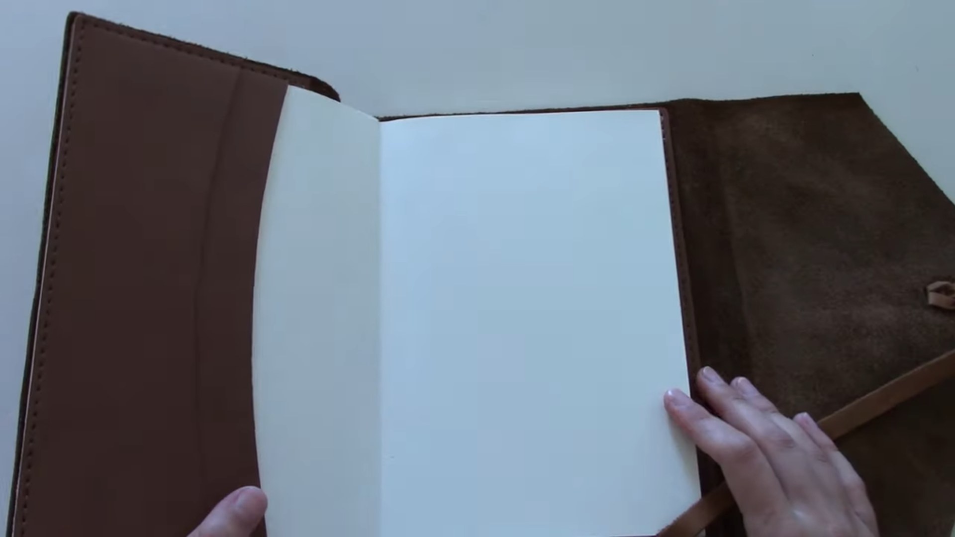 Leather Journal Review 13 Leather journal open cover and interior