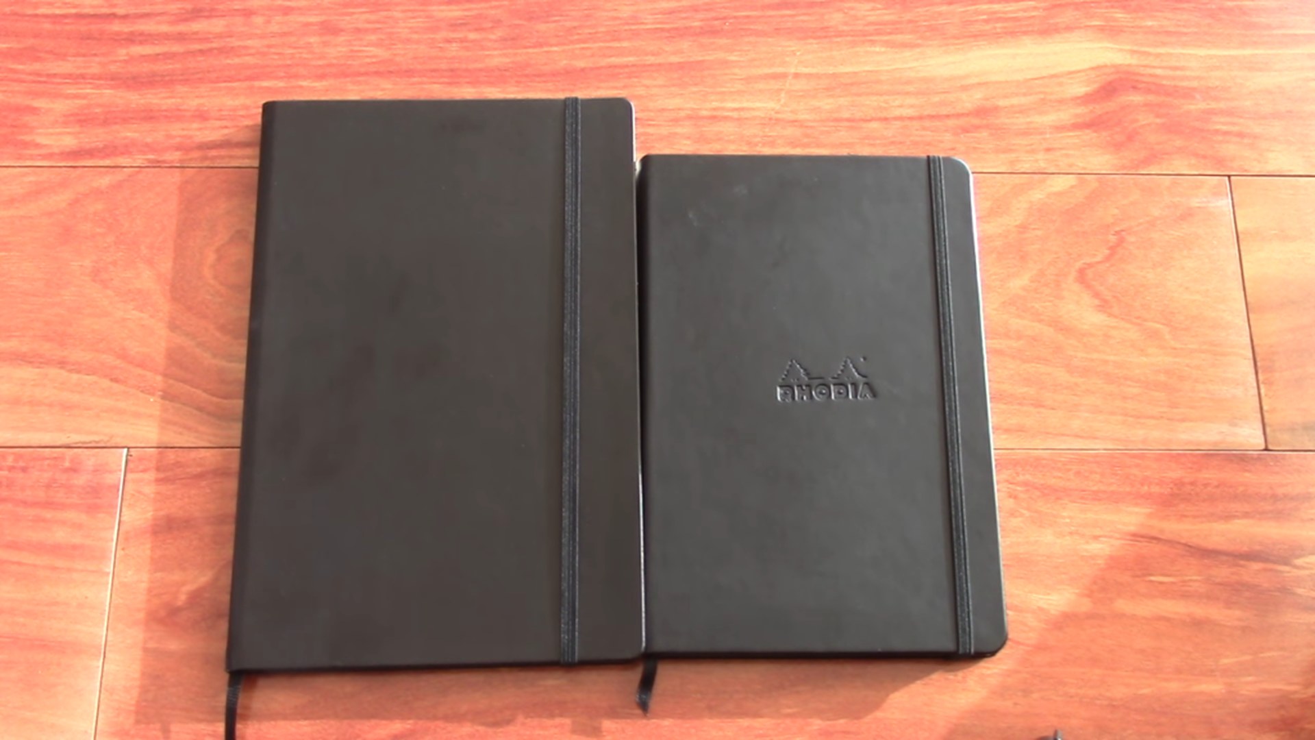 Rhodia Webnotebook and Quo Vadis Habana comparison cover