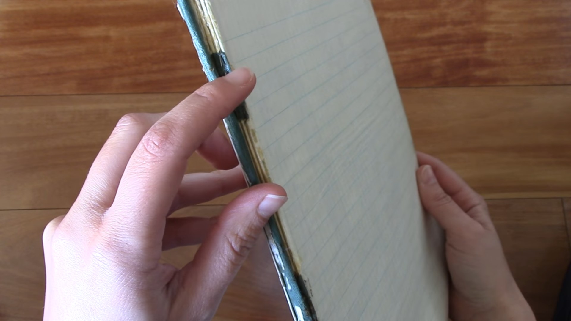 Vintage Notebook open view