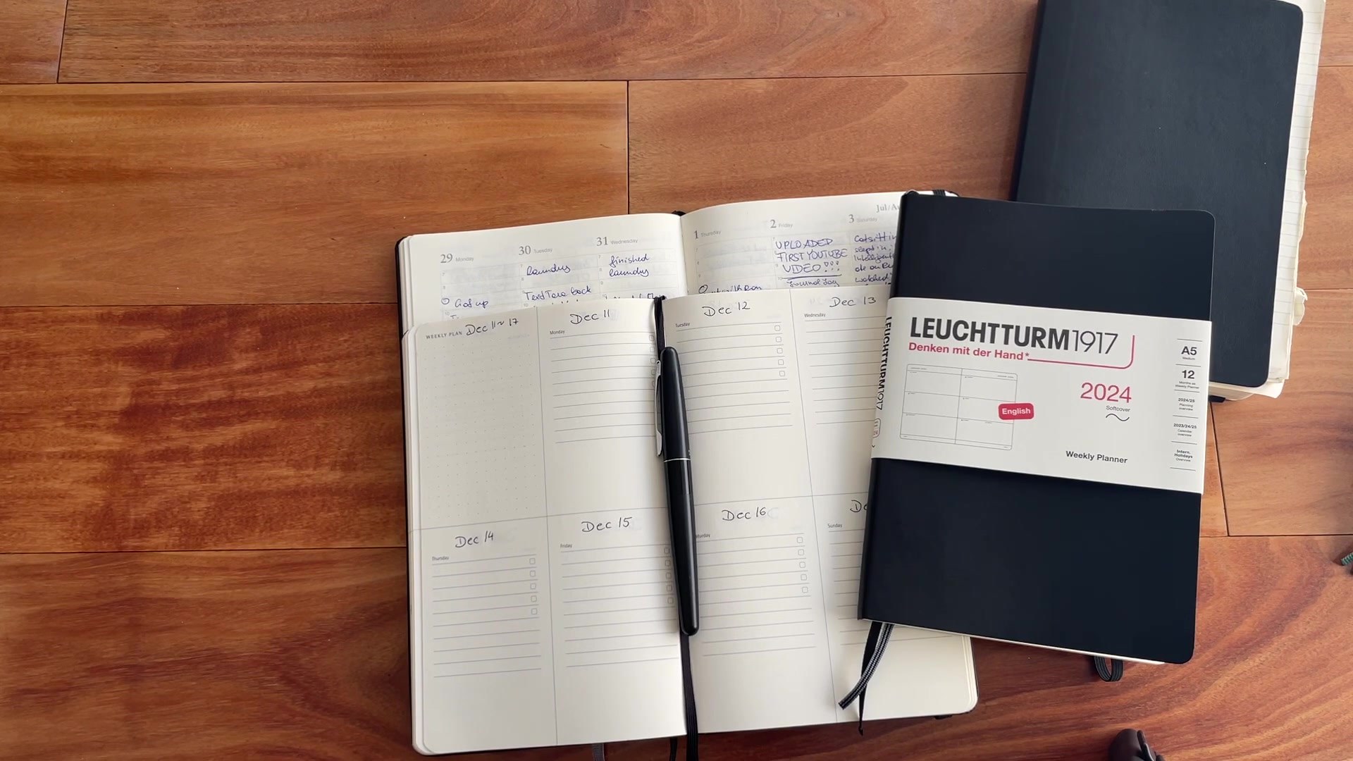Which Planner Am I Using? My Planner Journey 6 Leuchtturm1917 weekly planner shown as final planner choice