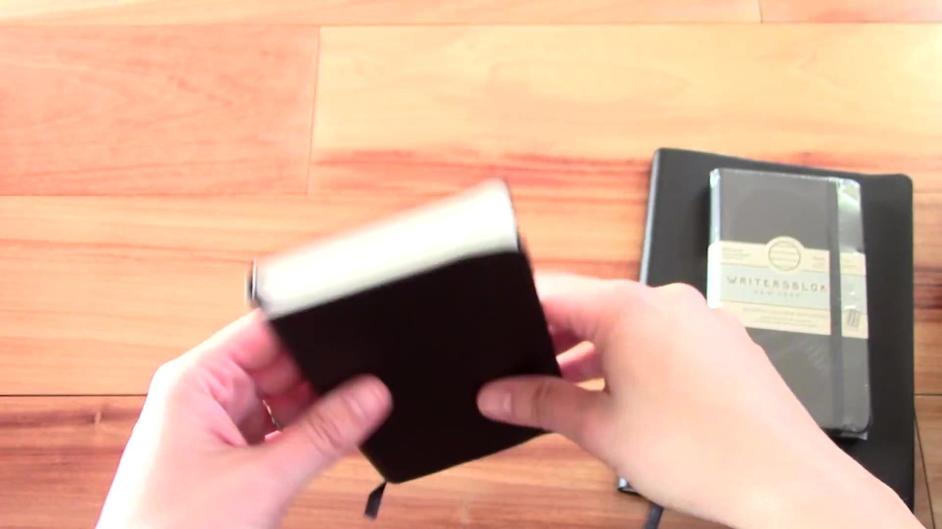 Writersblok notebook binding and cover detail
