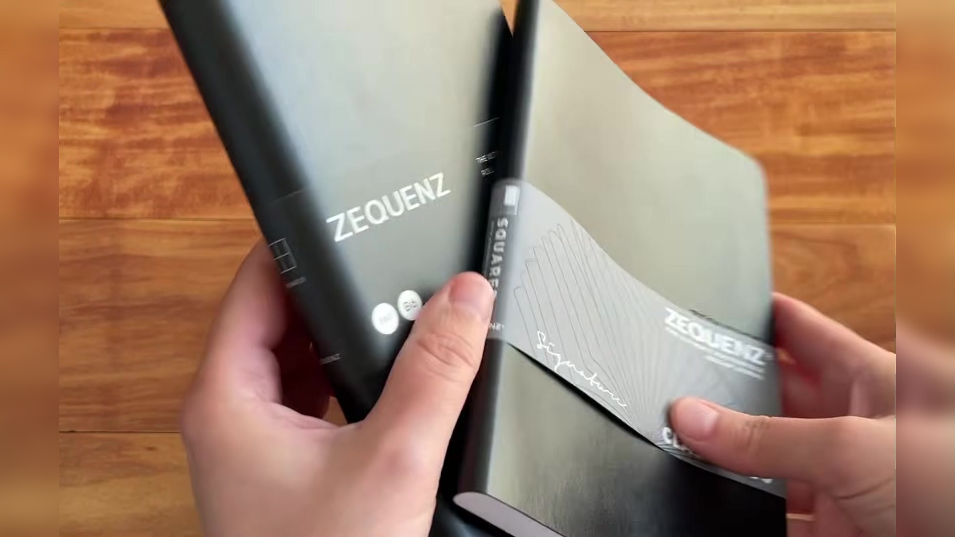 Zequenz Notebook Durability Review 6 Zequenz notebook cover color options shown together