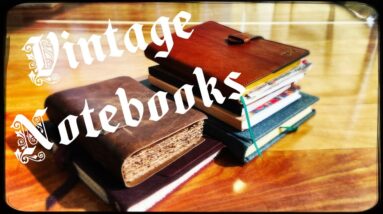 Vintage Feel Notebooks and Journals