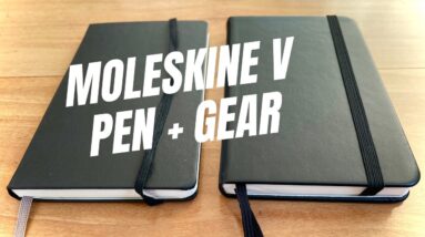 Moleskine v Pen+Gear Notebook Comparison